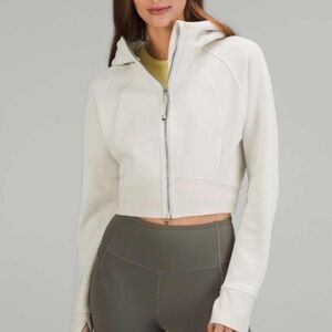 Lululemon Scuba Crop Jacket Bone